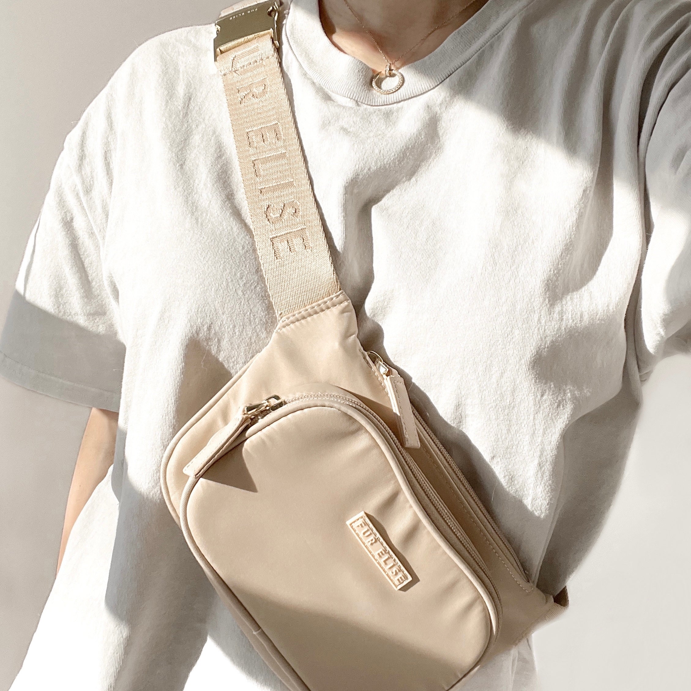 Dog Walking Bag - Sand
