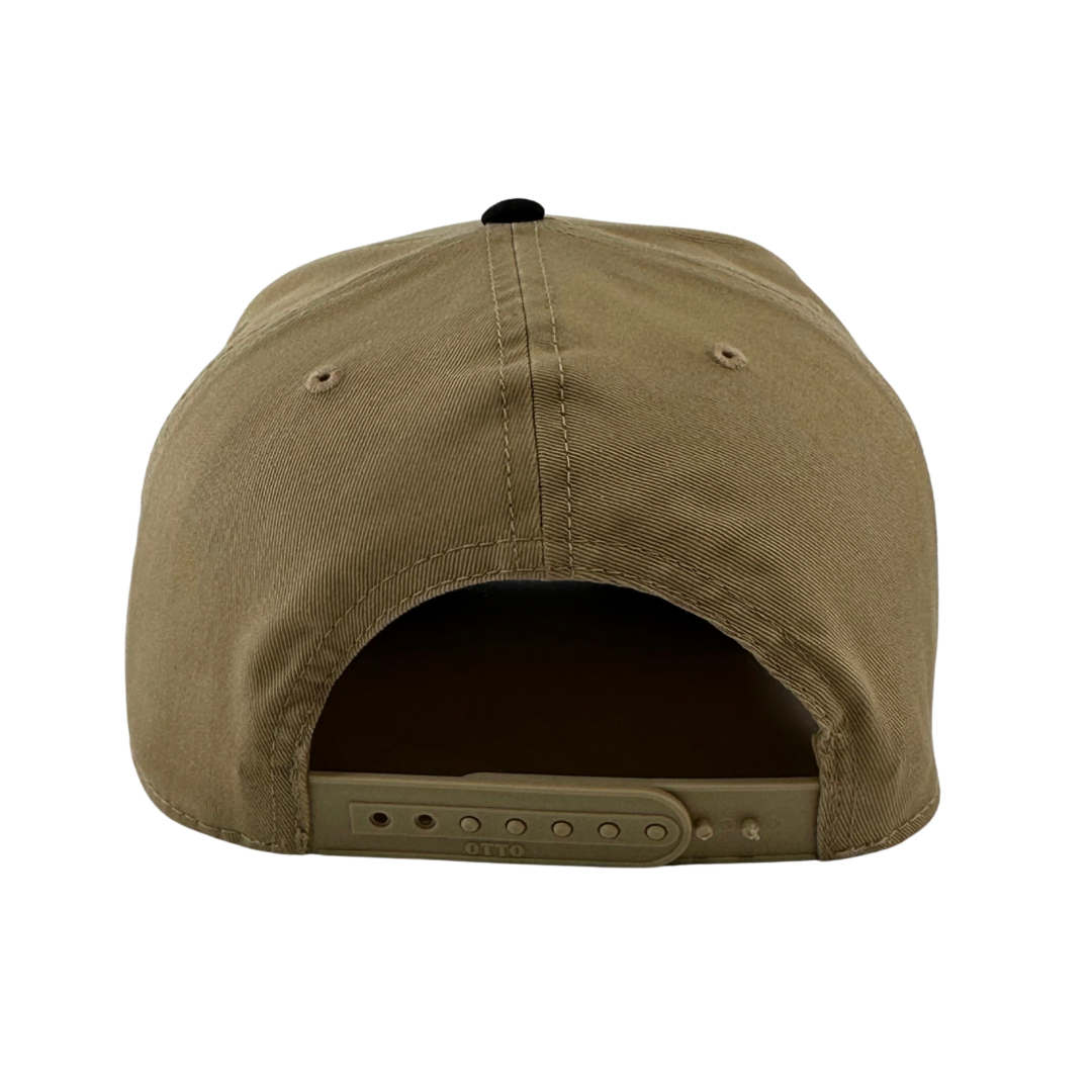 Lightweights Podcast Official Merch Tan/Black SnapBack Hat Custom Embroidered