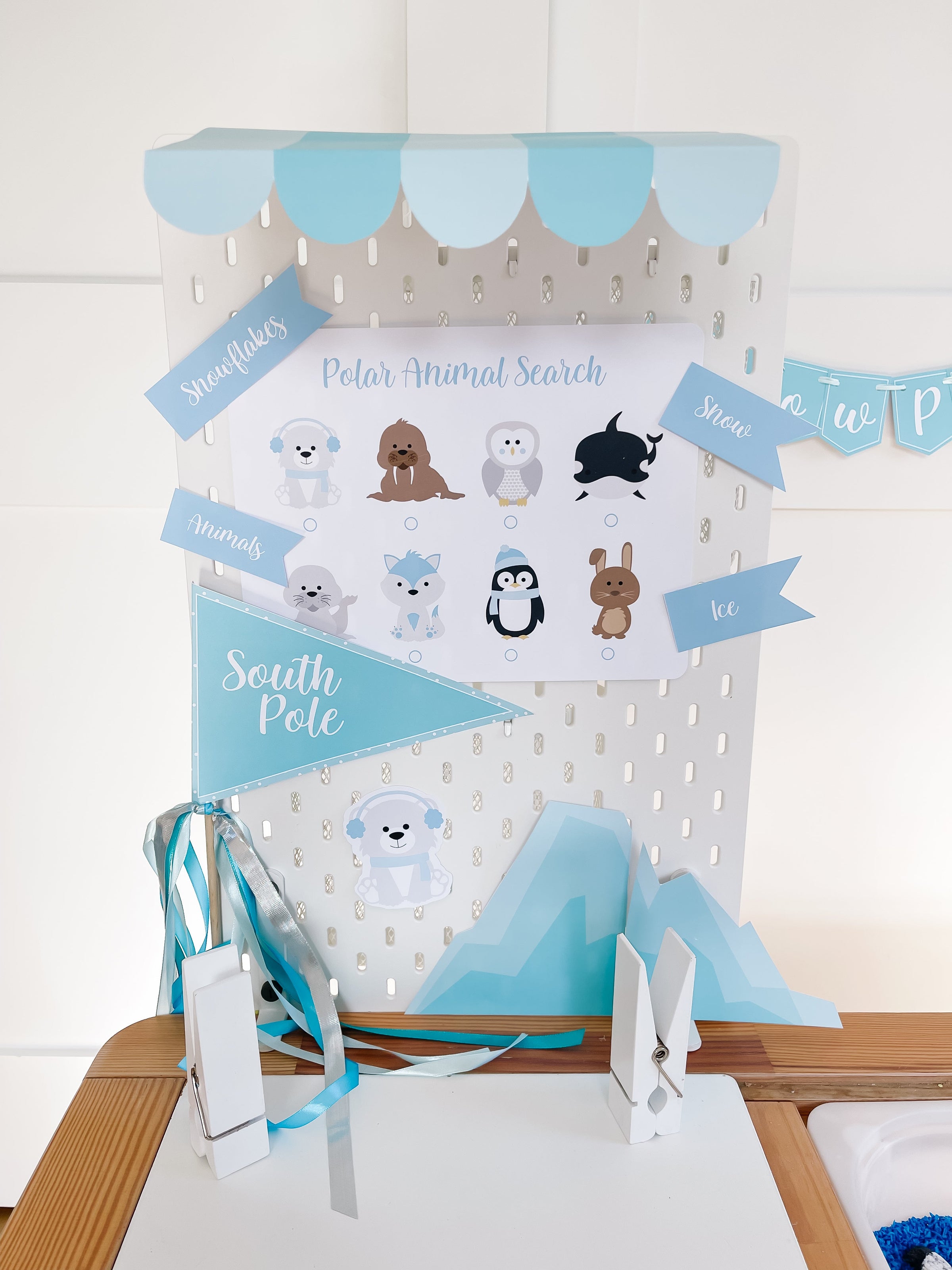 Arctic Polar Animals Printable Dramatic Play