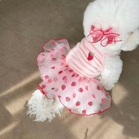 Cat Clothes Pet Yarn Skirt Teddy Pomeranian Bears VIP Yorkshire Schnauzer Small Dog Sheer