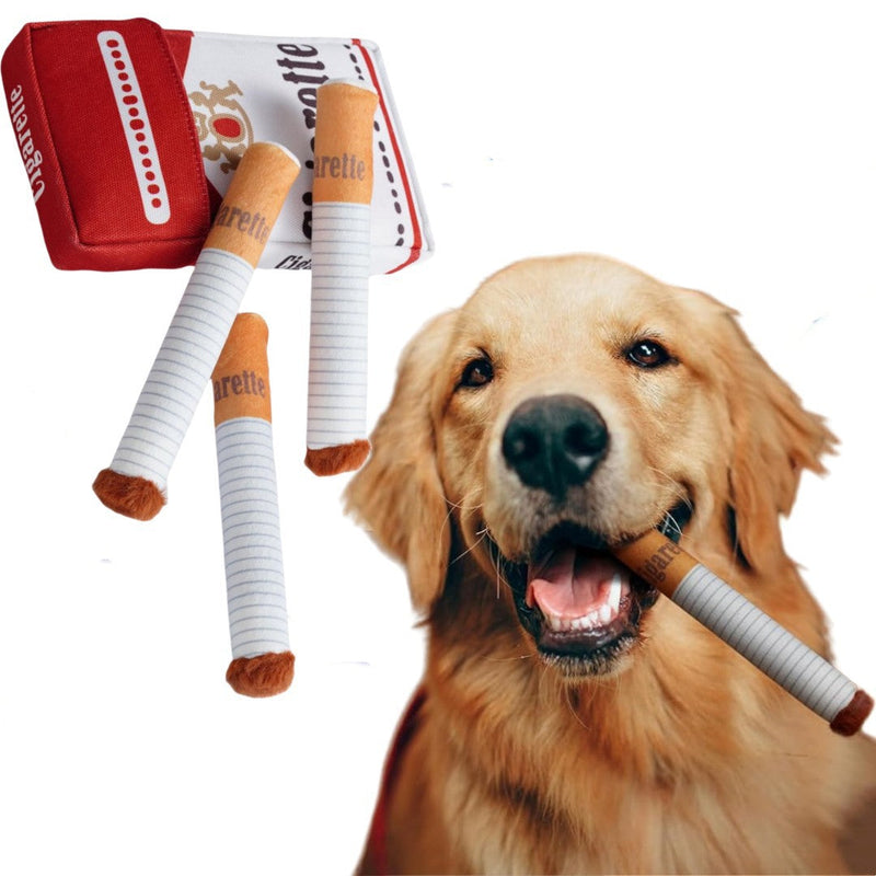 Dog cigarettes with box, sound making toys, pet toys, bite resistant and grinding plush toys, cat supplies-Pet Toys-BIG FRENCHIES-V.I.P Digital Presence