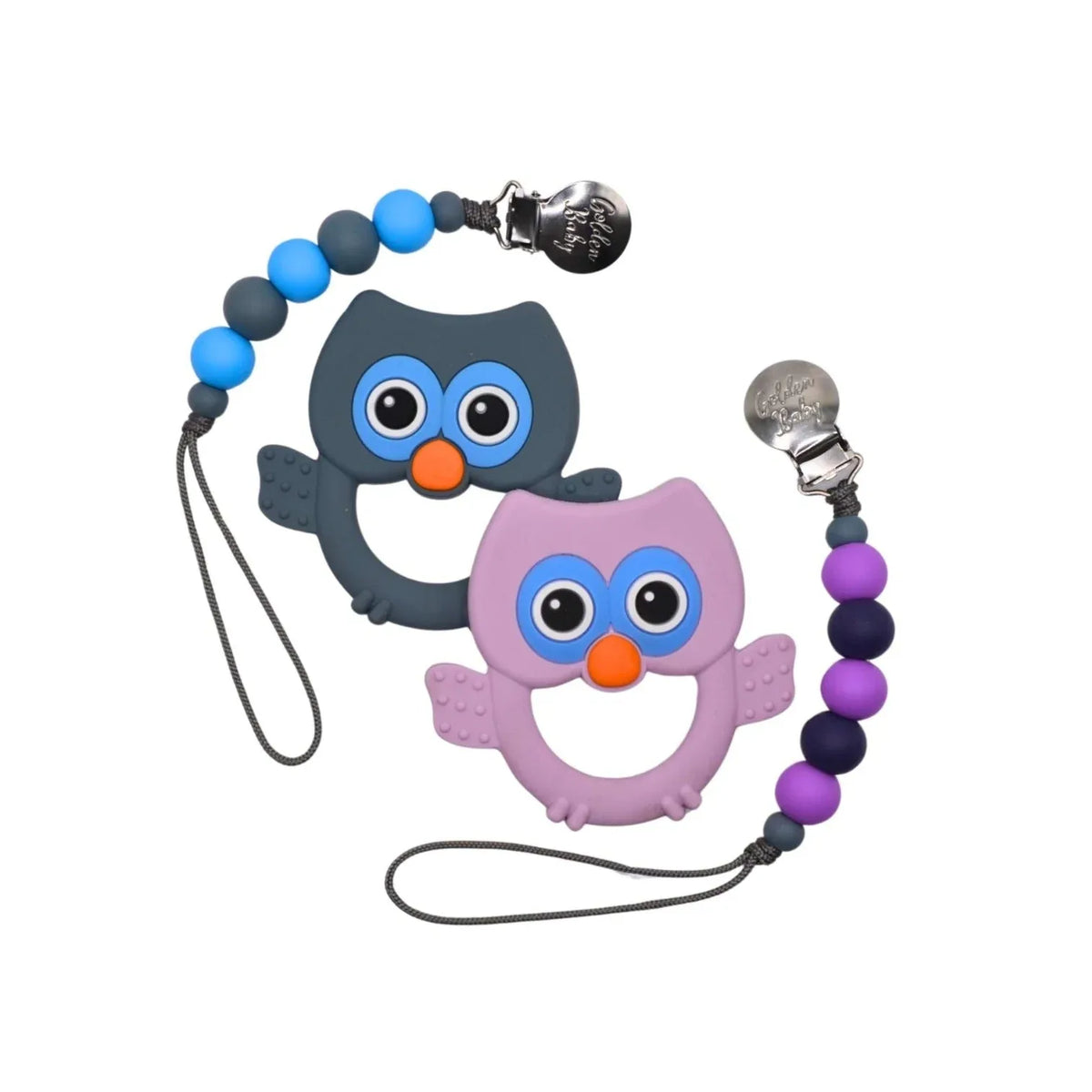 Owl Teether Set // Grey - BIG FRENCHIES