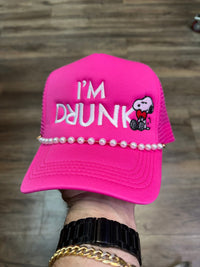 IM DRUNK HAT Custom Embroidered