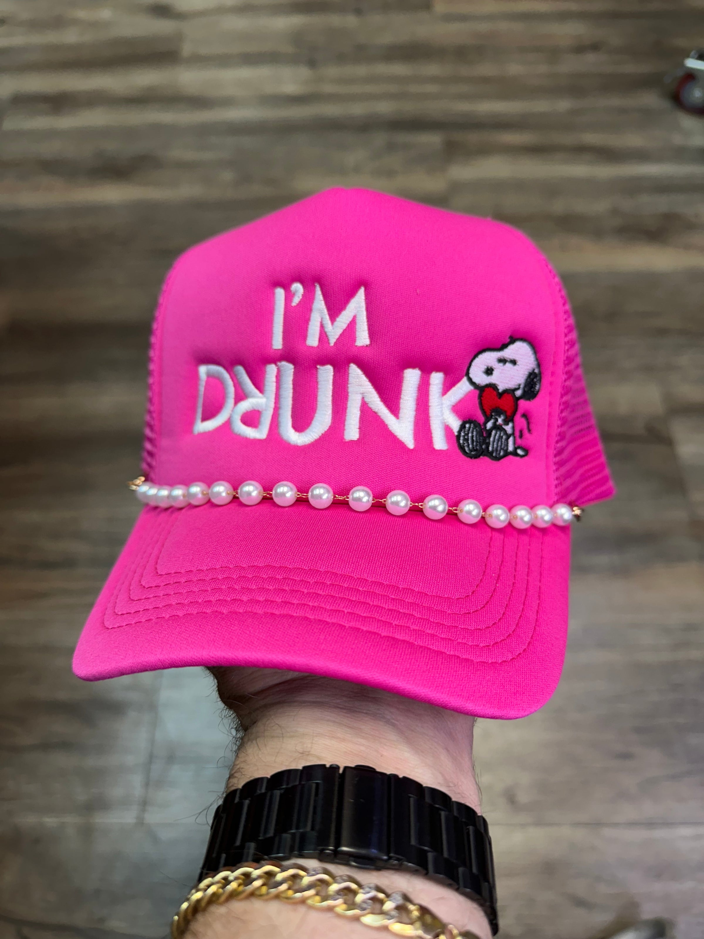 IM DRUNK HAT Custom Embroidered