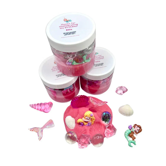 Custom Mermaid Play Dough Favors for Birthday Party Goodie Bags - BIG FRENCHIES