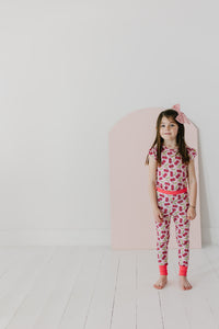 Cherry Pop Ruffled Two Piece