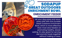 Great Outdoors eBowl - Slow Feeder Dog Bowl & Enrichment | USA Made - BIG FRENCHIES