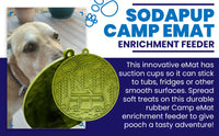 Camp eMat - Enrichment Lick Mat For Dogs and Cats - with Suction Cups | Retro Van Design | USA Made - BIG FRENCHIES