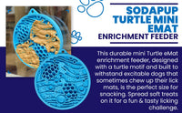 Turtle eMat-Mini Lick Mat with Suction Cups - Small Dogs & Cats | USA - BIG FRENCHIES