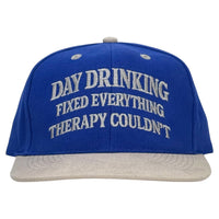 Day Drinking Therapy Hat Custom Embroidered