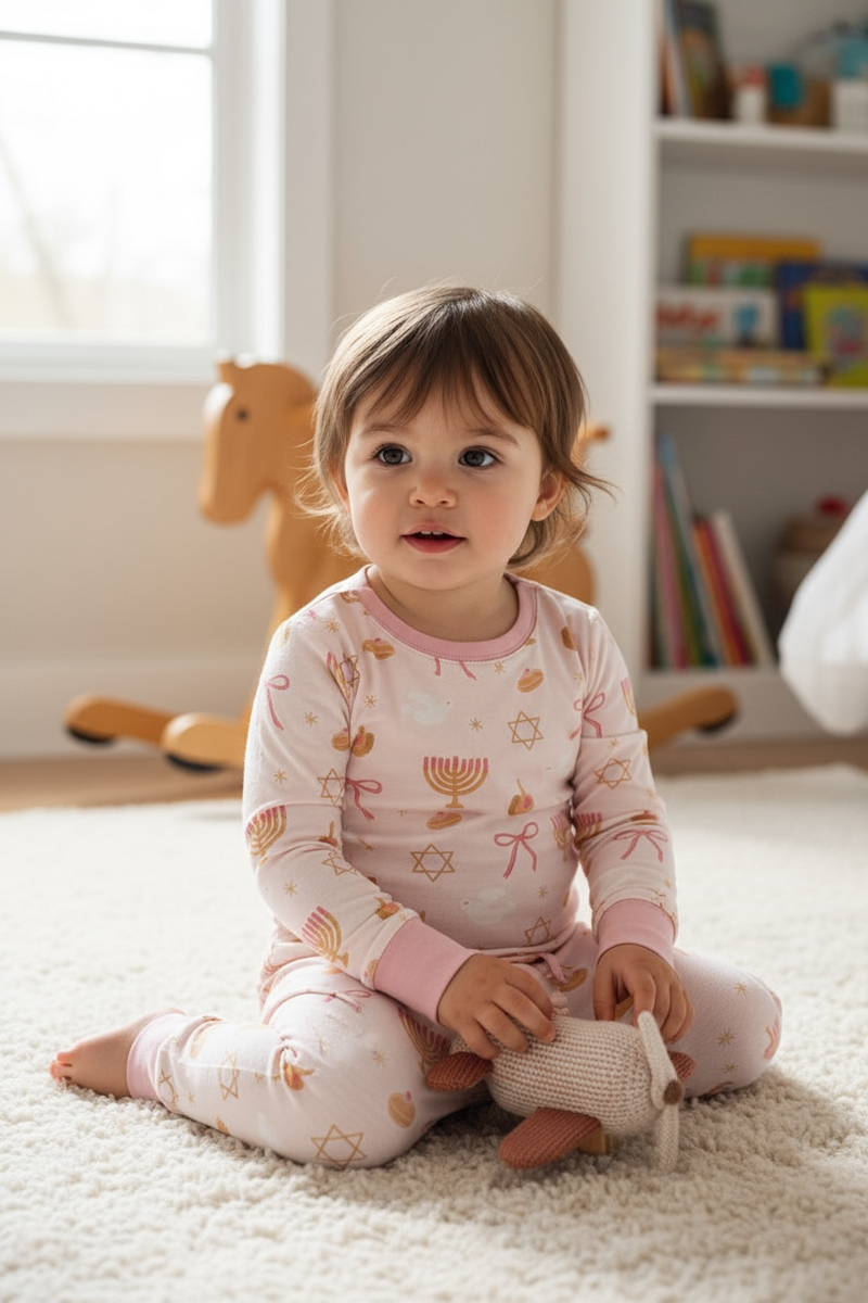 Pretty In Hanukkah (Long Sleeve PJ) - BIG FRENCHIES