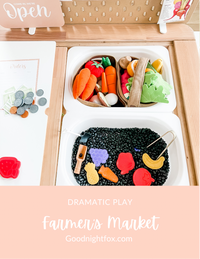 Farmer's Market Printable Dramatic Play