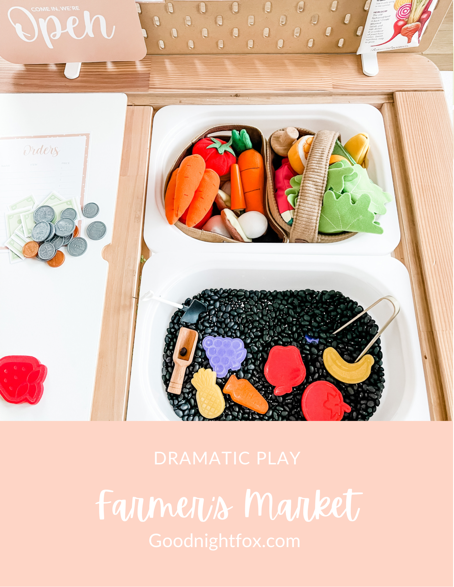 Farmer's Market Printable Dramatic Play
