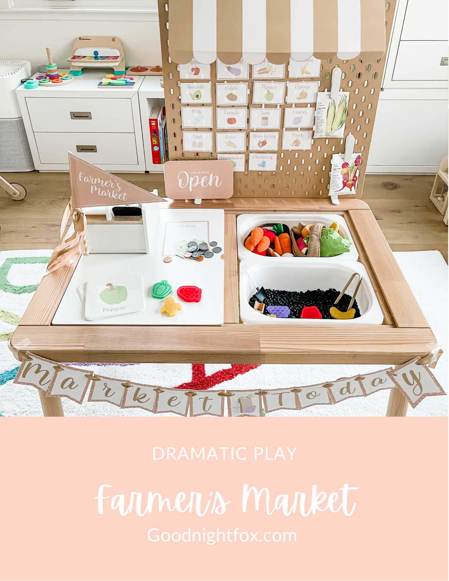 Farmer's Market Printable Dramatic Play