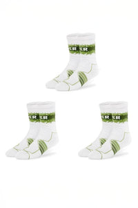 Elite Basketball Socks - High-Cut Terry Cushion Performance Crew Socks