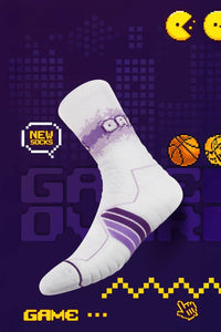 Elite Basketball Socks - High-Cut Terry Cushion Performance Crew Socks