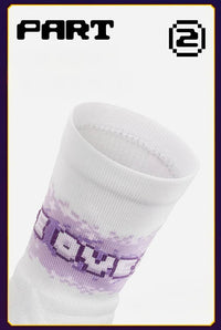 Elite Basketball Socks - High-Cut Terry Cushion Performance Crew Socks
