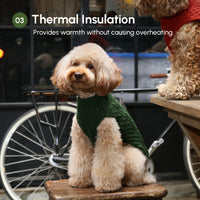 Pet Sweater Vest - Green