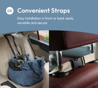Puff Guard Dog Car Seat - Blue