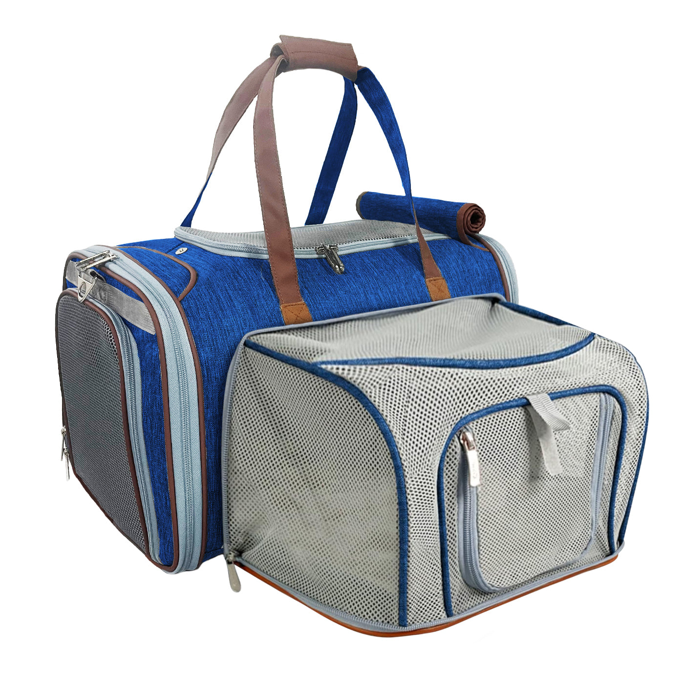 Mr. Peanut's Gold Series Big Apple XL Expandable Pet Carrier V3.0 - BIG FRENCHIES