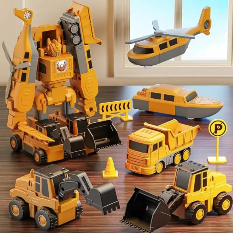 DIY Magnetic Engineering Vehicle & Robot Toy for Kids - # BOT&G52710006 - BIG FRENCHIES