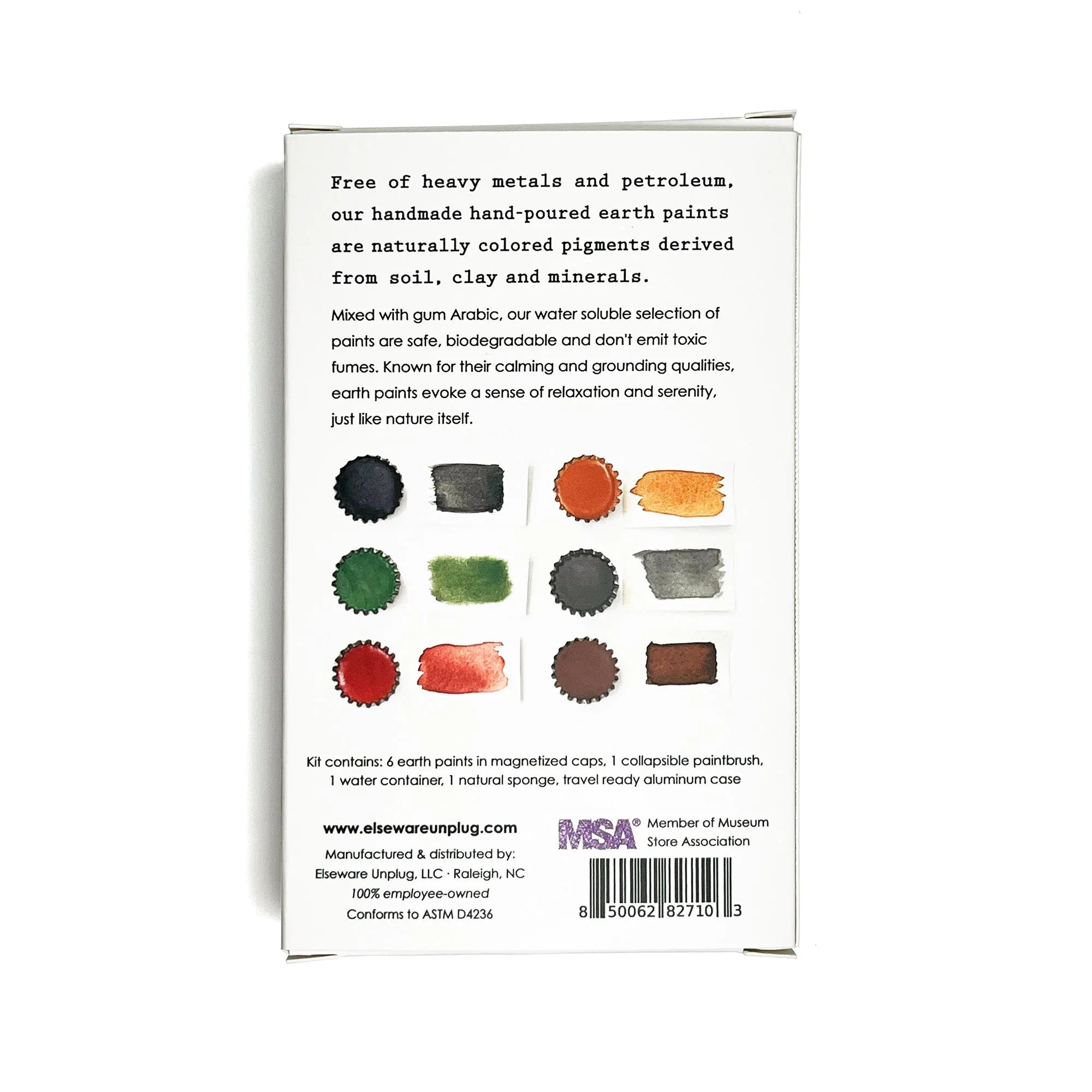 Earth Paints – Handmade – Set of 6 Natural Colors - BIG FRENCHIES