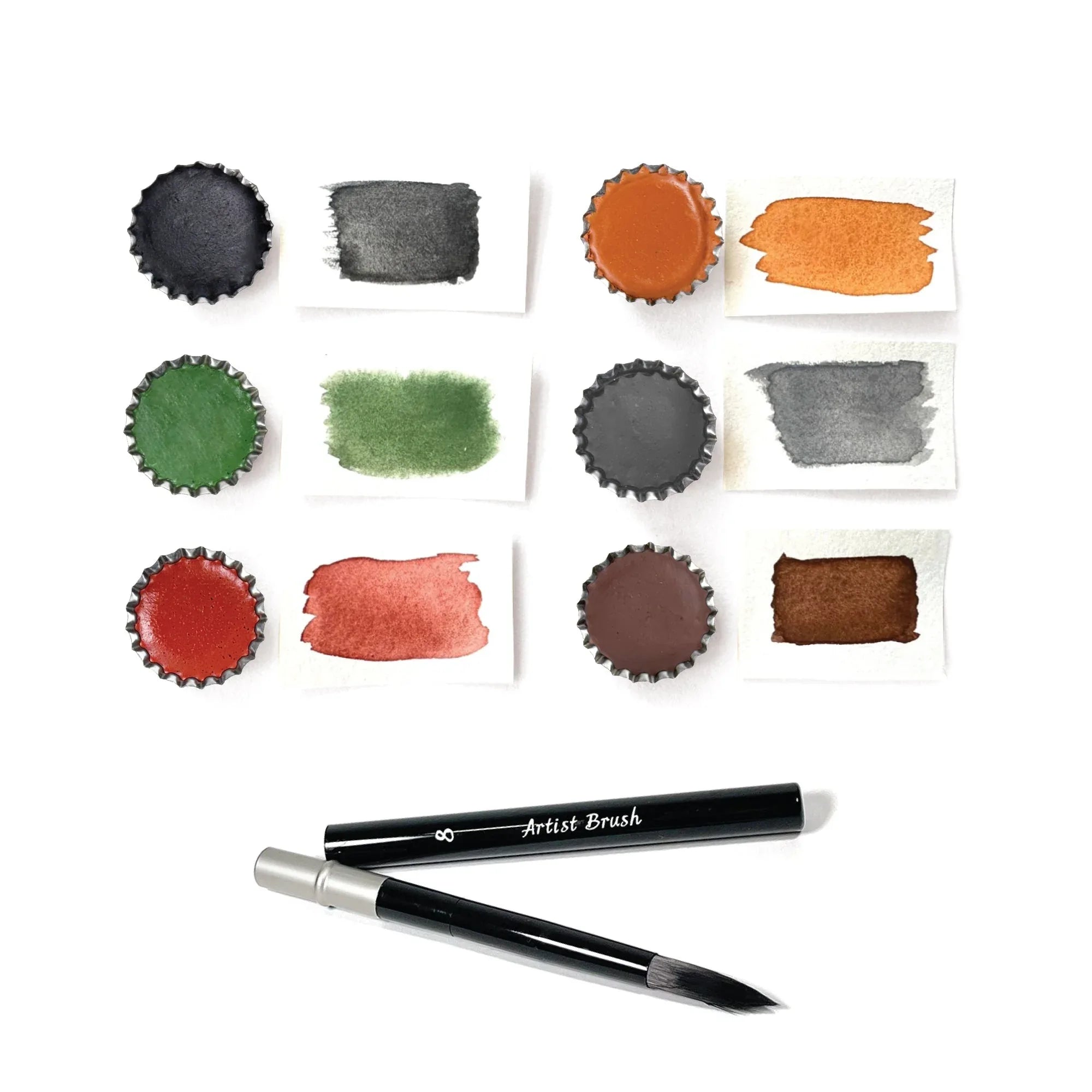 Earth Paints – Handmade – Set of 6 Natural Colors - BIG FRENCHIES