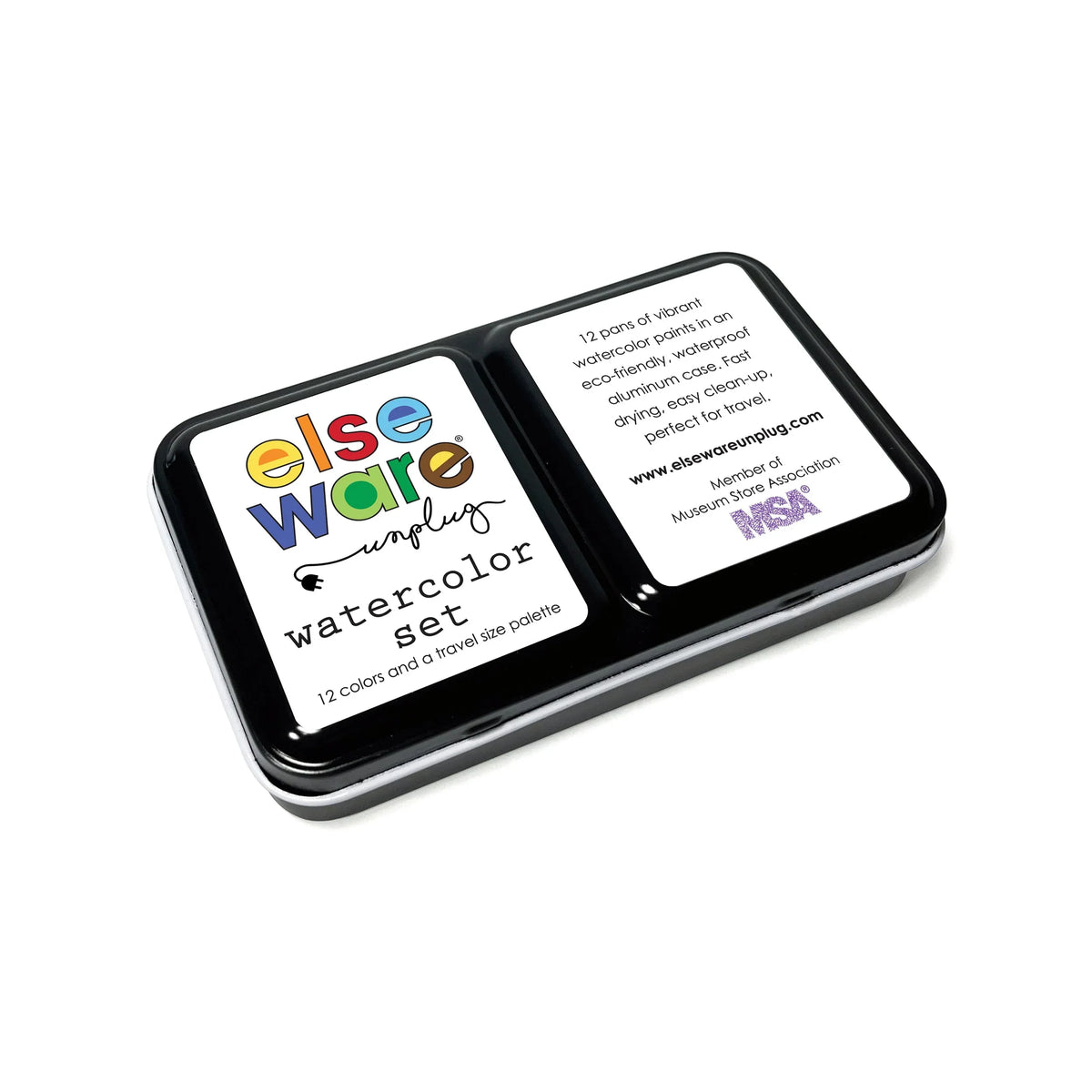 Watercolors – Metal Palette – 12 Colors – Travel Friendly - BIG FRENCHIES
