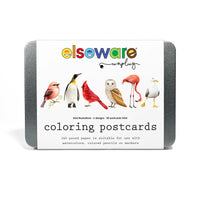 Coloring Postcards w/ 6 Designs (30 cards)