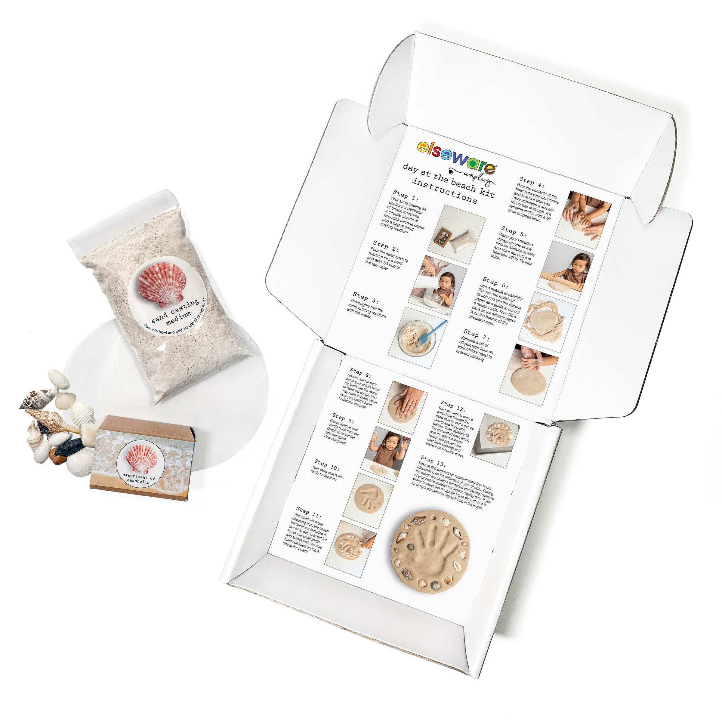 Day at the Beach – Kids Hand & Footprint Keepsake - BIG FRENCHIES