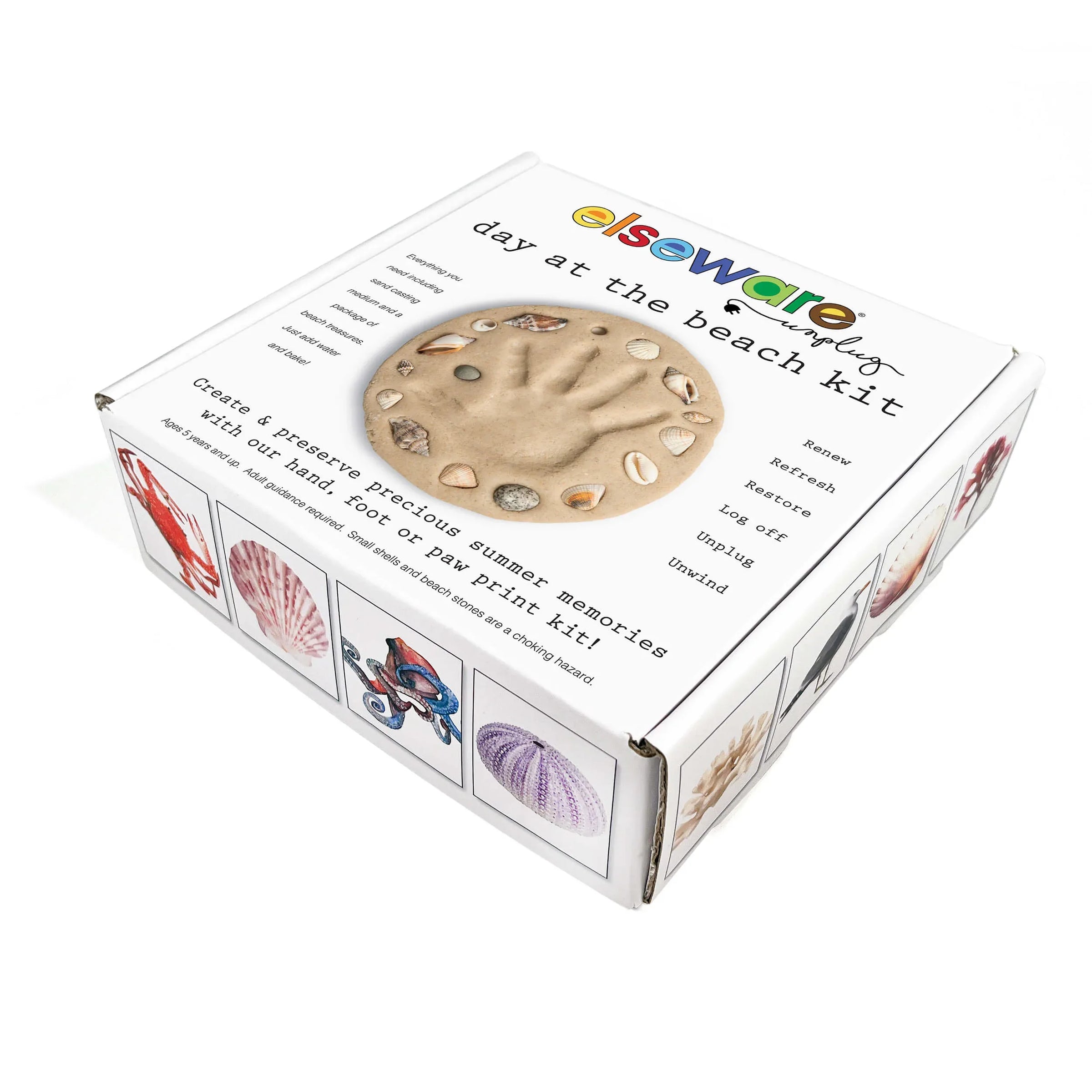 Day at the Beach – Kids Hand & Footprint Keepsake - BIG FRENCHIES