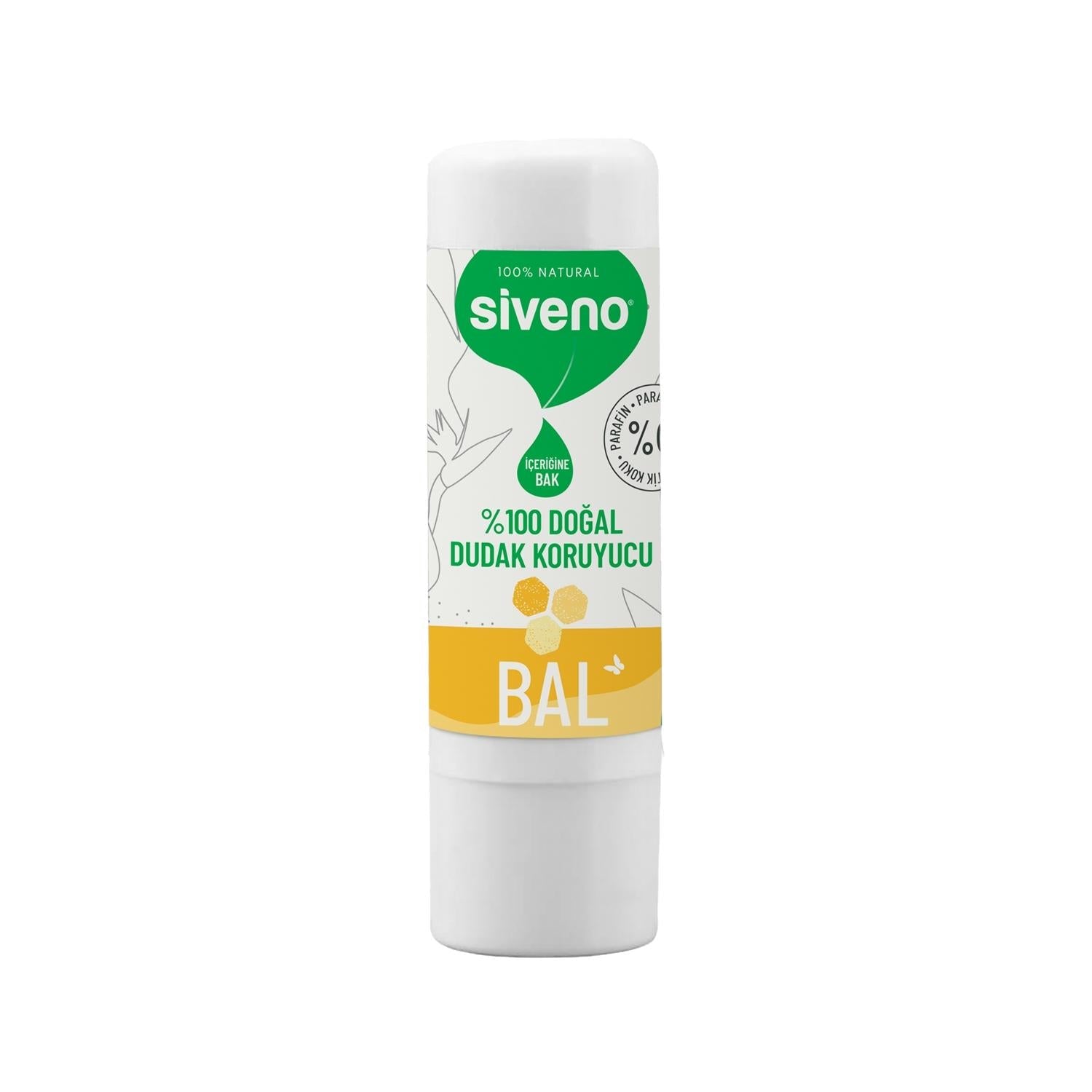 Siveno Natural Lip Care with Honey - Organic Lip Moisturizer & Protection (6g)