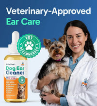 Ear Clear Natural Dog Ear Cleaner – Soothing Drops for Wax, Itch & Irritation