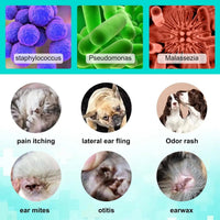 Ear Mite Treatment for Dogs & Cats – Fast-Acting Drops with Aloe Vera (0.75 oz)