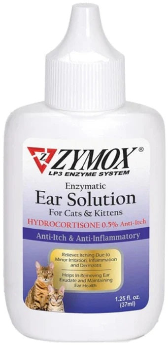Ear Solution for Dogs & Cats - With Hydrocortisone