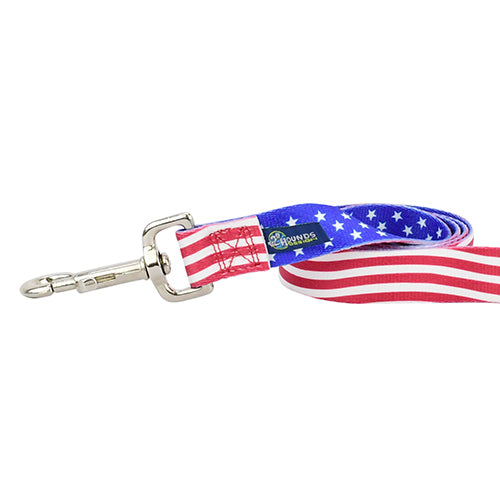 Star Spangled Dog Leash – EarthStyle-Pet Collars & Leashes-BIG FRENCHIES-2 Hounds Design