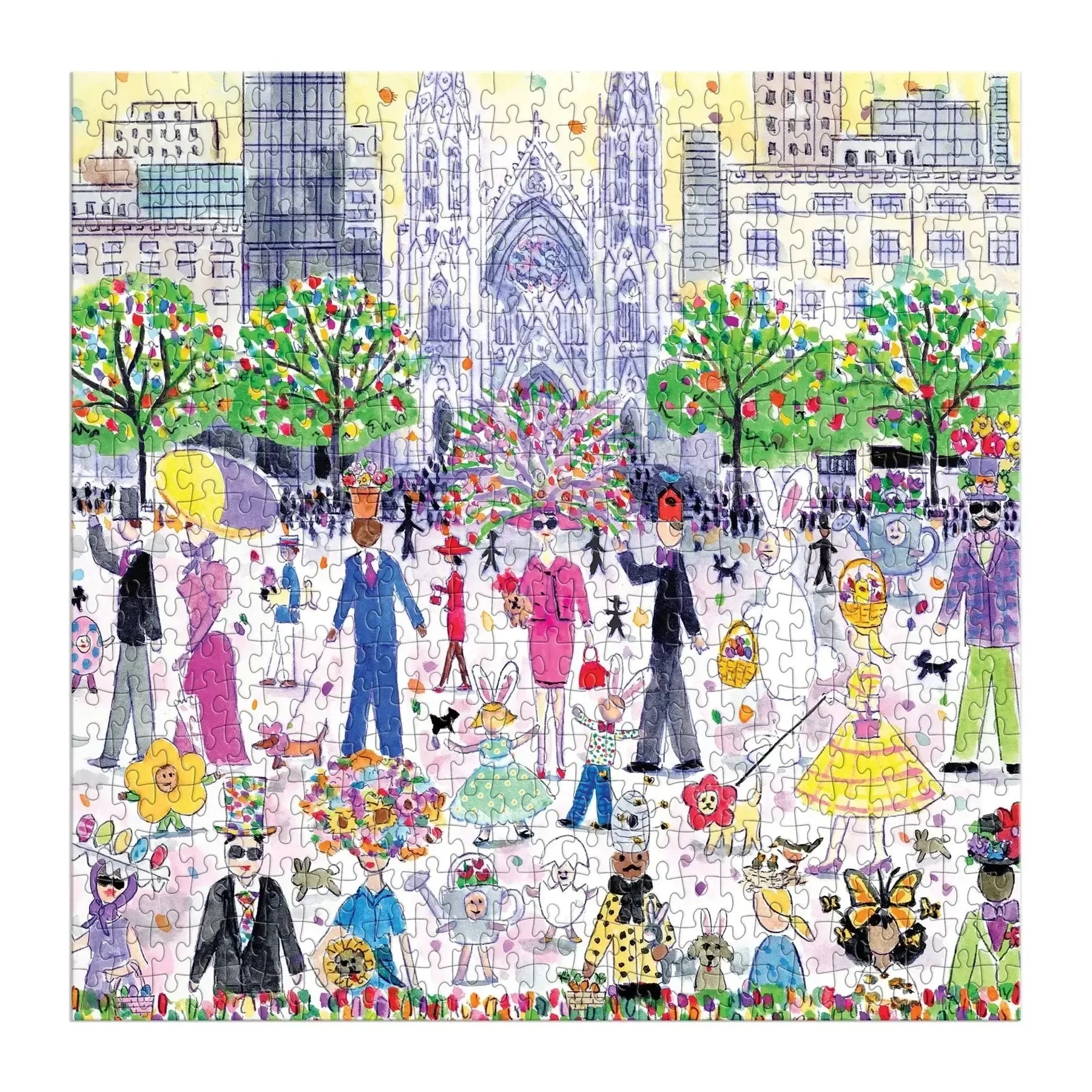Easter Parade 500 Piece Jigsaw Puzzle Galison - BIG FRENCHIES