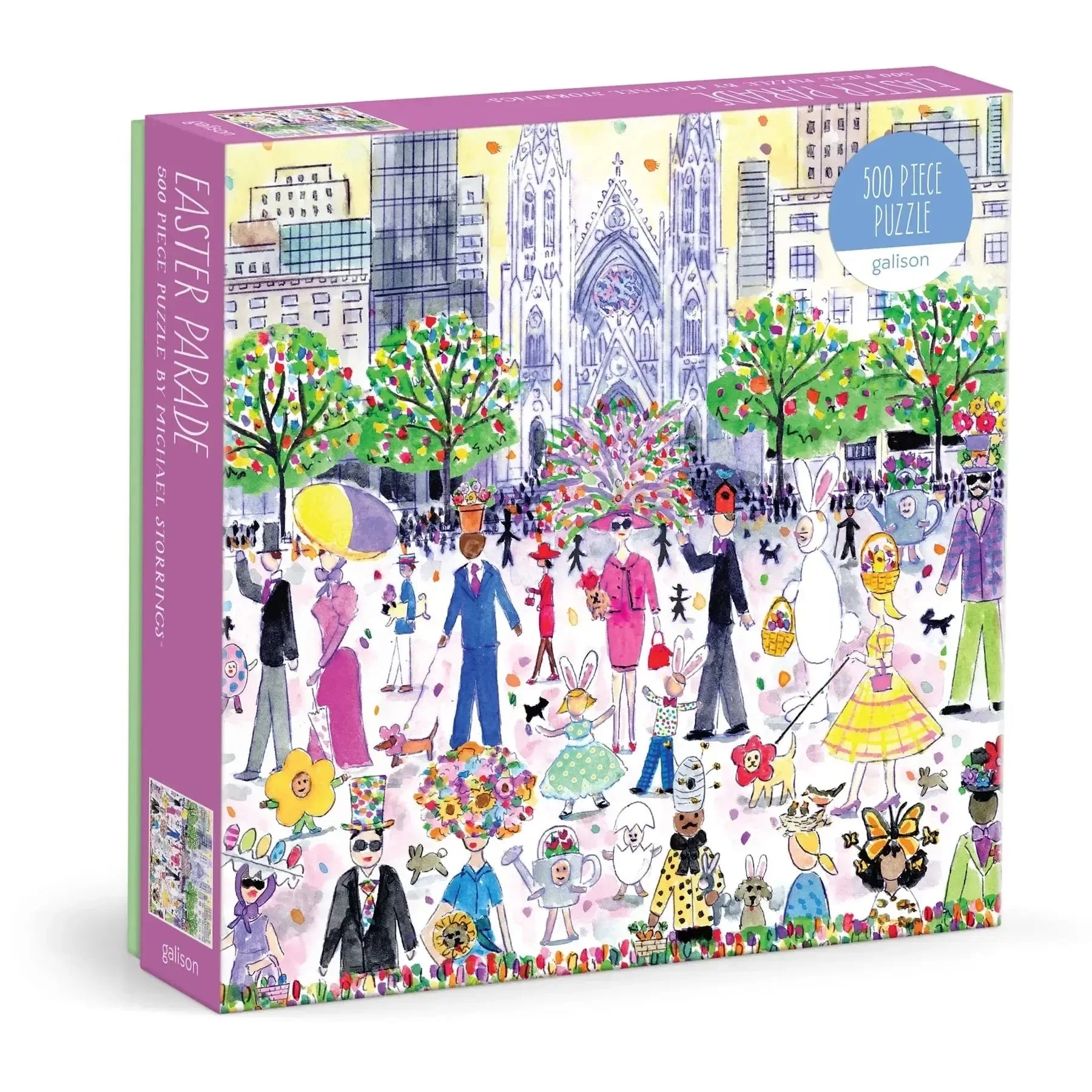 Easter Parade 500 Piece Jigsaw Puzzle Galison - BIG FRENCHIES