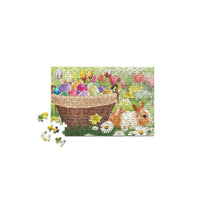 Easter Spring Basket Bunny 150 Piece Mini Jigsaw Puzzle Micro Puzzles