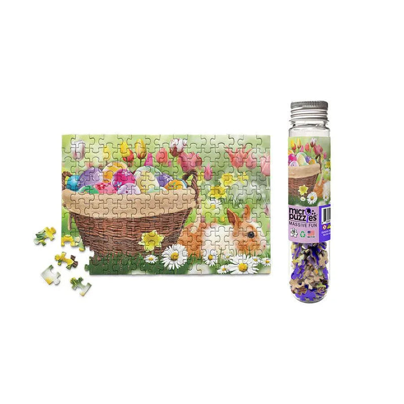 Easter Spring Basket Bunny 150 Piece Mini Jigsaw Puzzle Micro Puzzles - BIG FRENCHIES