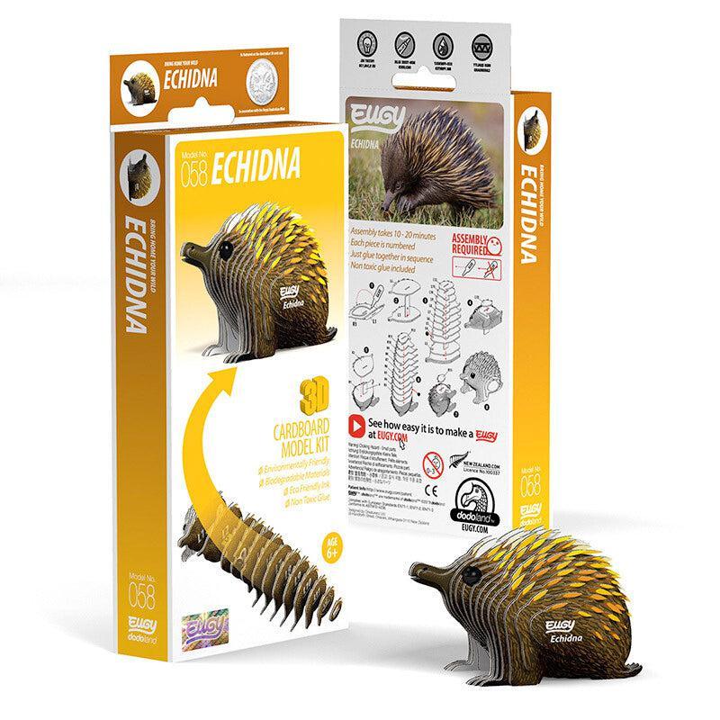 Echidna 3D Cardboard Model Kit Eugy - BIG FRENCHIES
