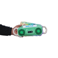 Retro Boombox Plush Dog Toy – with Squeaker & Crinkle Paper for Fun Play - BIG FRENCHIES