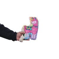 Magical Llama Plush Dog Toy – with Squeaker & Crinkle Paper for Fun Play - BIG FRENCHIES