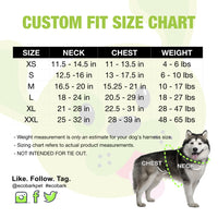 EcoBark Custom-Fit Harness & Leash Combo - Red Stripe - BIG FRENCHIES