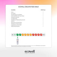 Ecowell Organic Diaper Cream - 110g, Vegan & Hypoallergenic for Newborns
