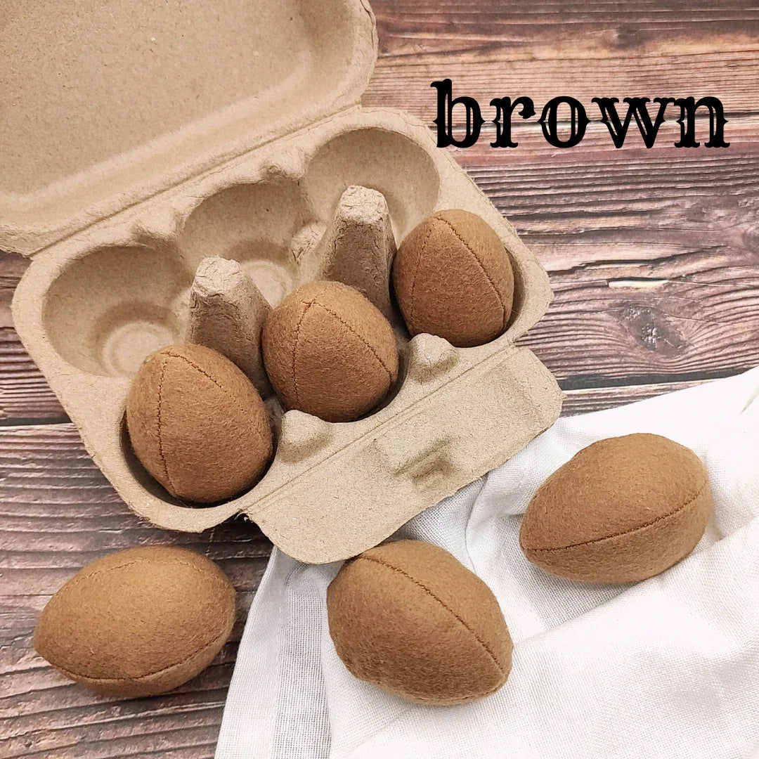 Egg plush toy Pretend play food - BIG FRENCHIES