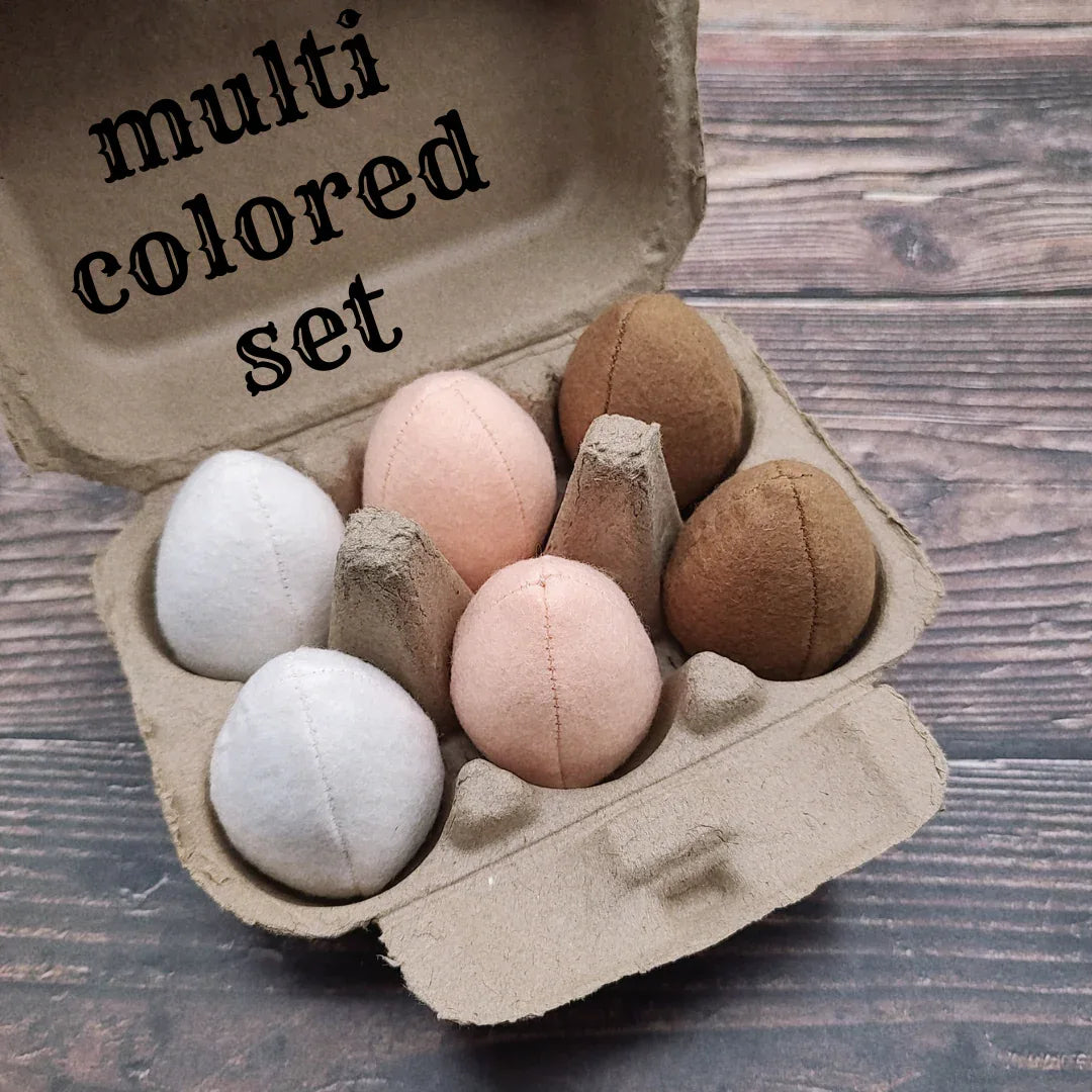 Egg plush toy Pretend play food - BIG FRENCHIES