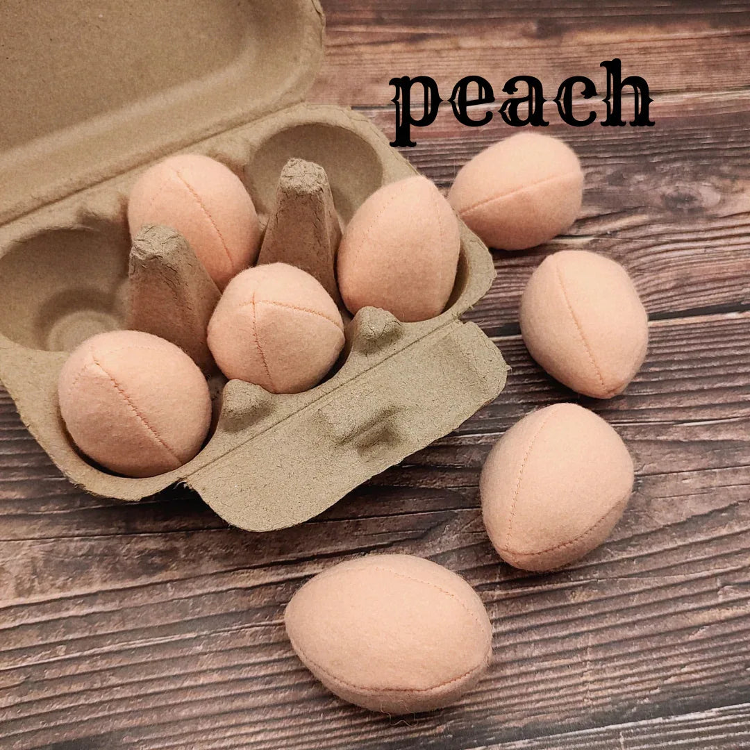 Egg plush toy Pretend play food - BIG FRENCHIES