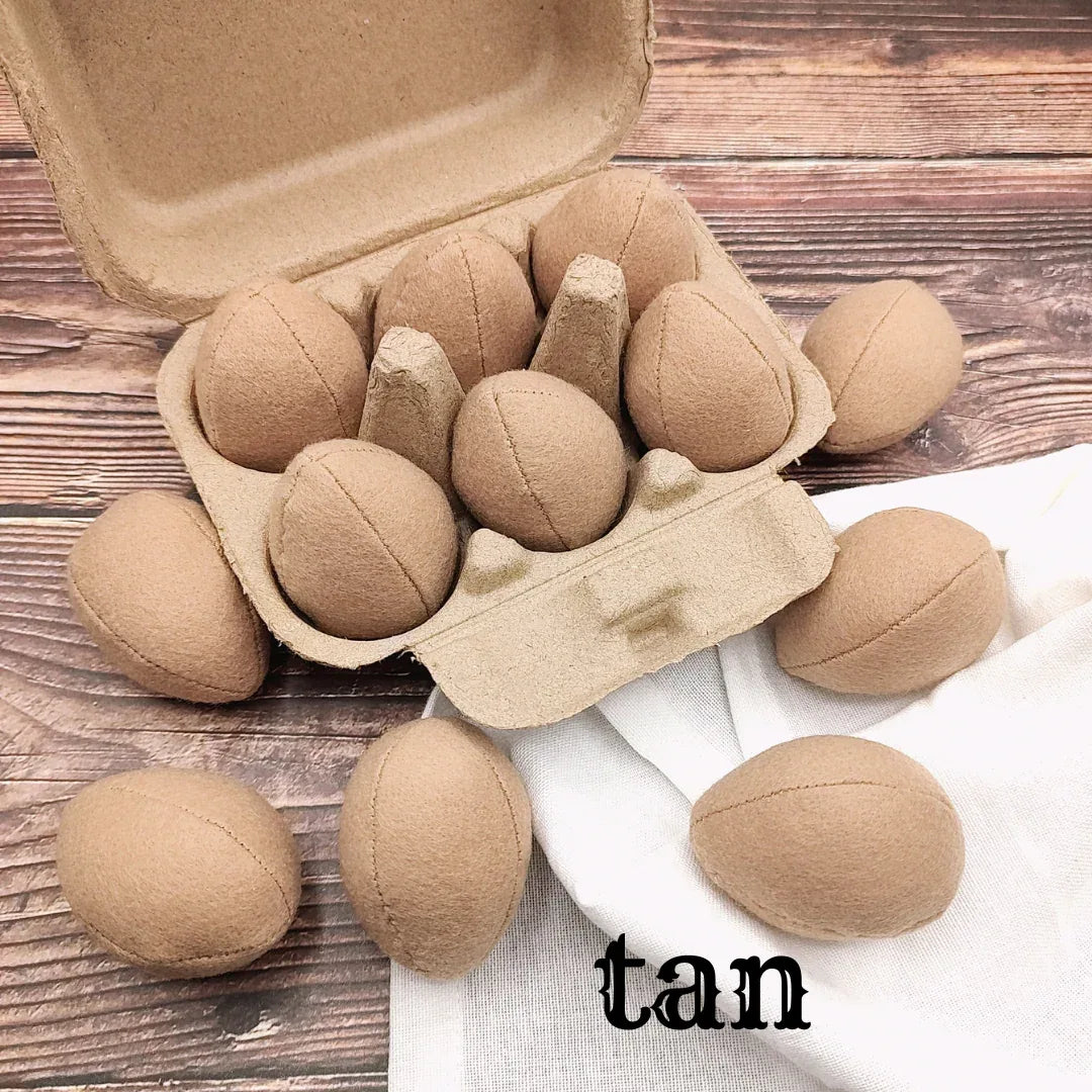 Egg plush toy Pretend play food - BIG FRENCHIES