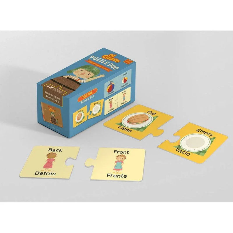 El Chavo Opposites Puzzle Duo 20 Piece Jigsaw Puzzle Gibbs Smith - BIG FRENCHIES